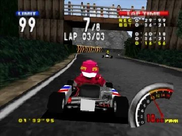 Ayrton Senna Kart Duel Special (JP) screen shot game playing